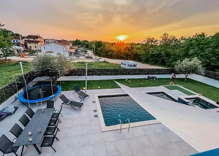 Piante - Pool, Whirlpool Villa Antonci (Porec)
